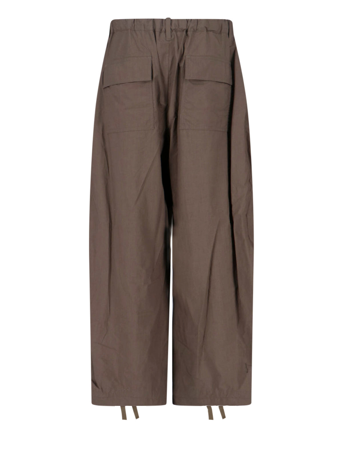 Sacai Trousers Beige Cotton