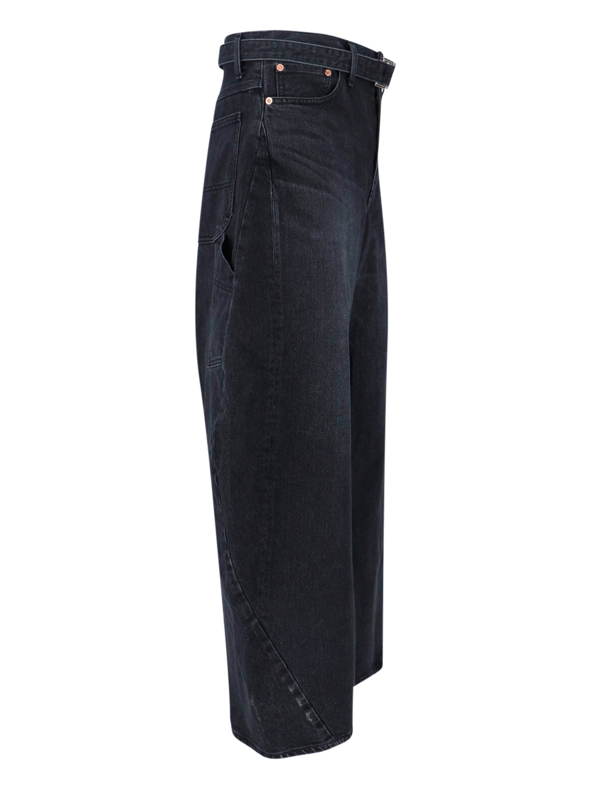 Sacai Jeans Black Cotton