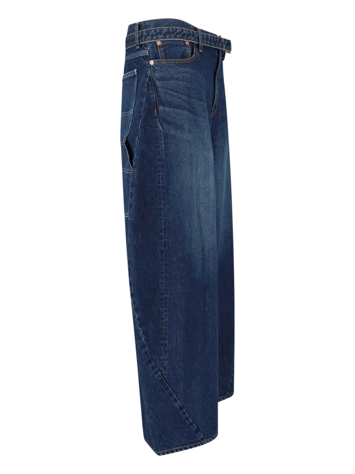Sacai Jeans Blue Cotton