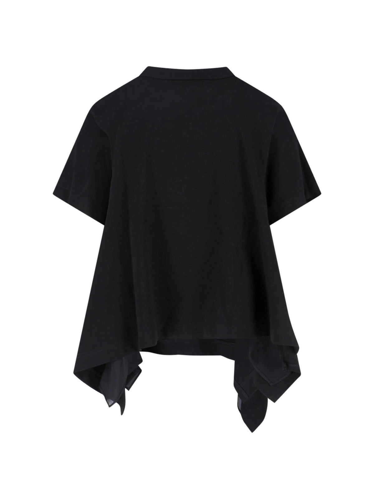 Sacai T-shirts and Polos Black Cotton