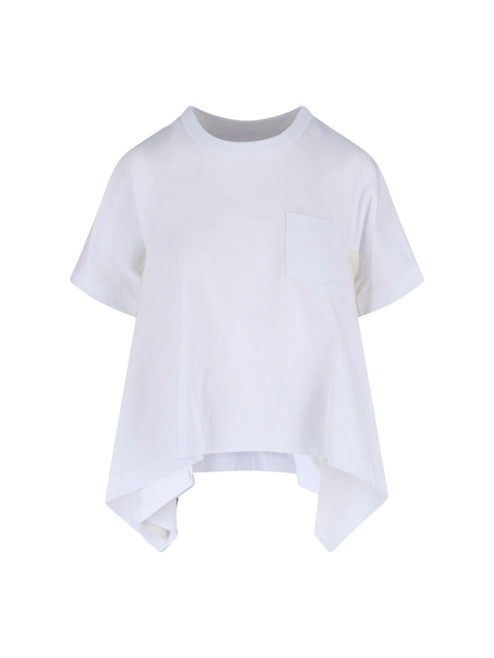 Sacai T-shirts and Polos White Cotton