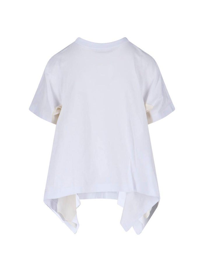Sacai T-shirts and Polos White Cotton