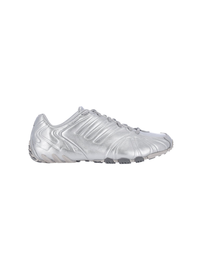 Adidas Sneakers Silver Leather