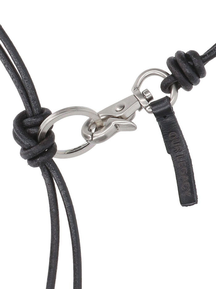 Our Legacy Keychains Black Cow Leather
