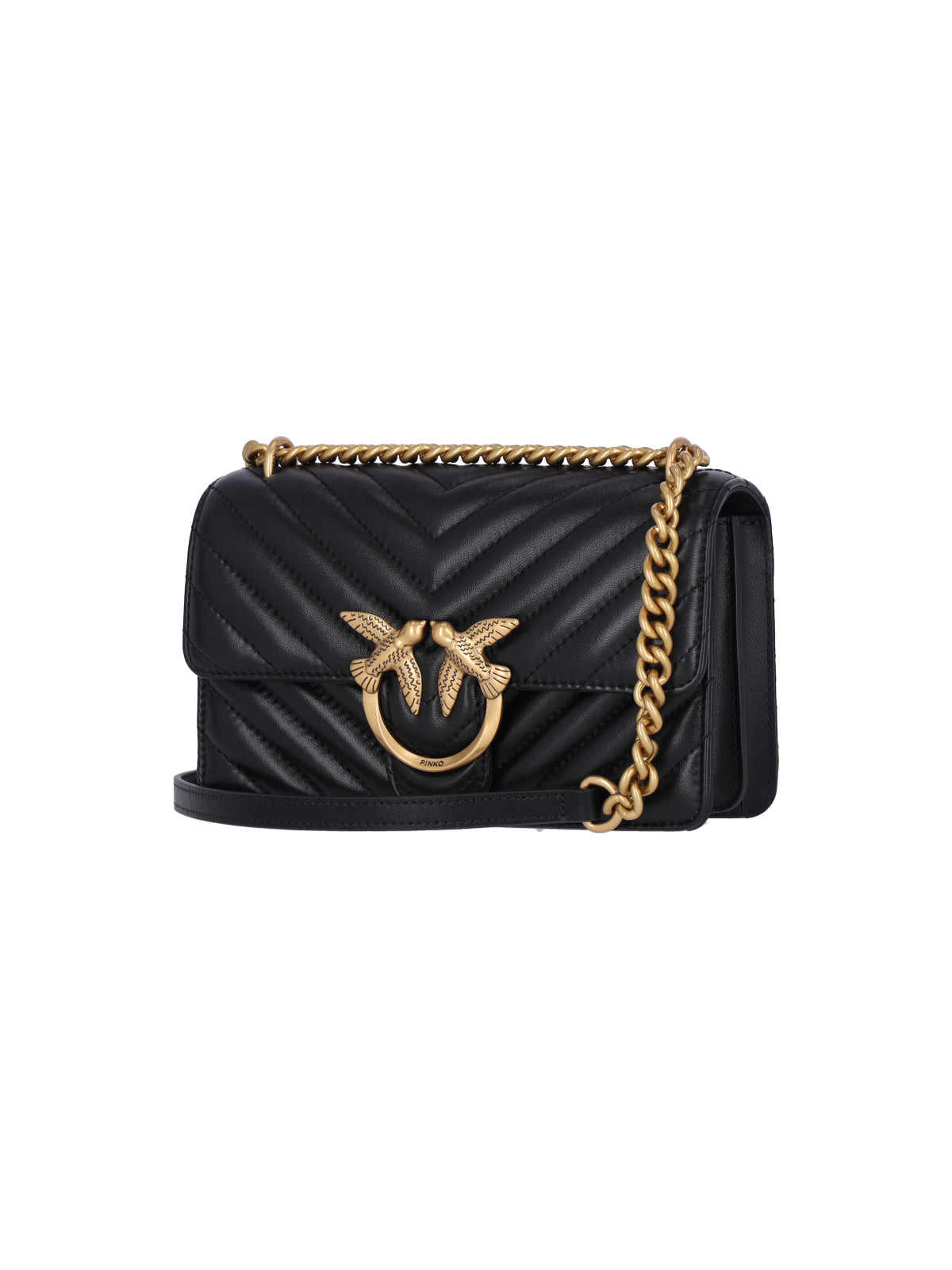 Pinko Bags Black Leather