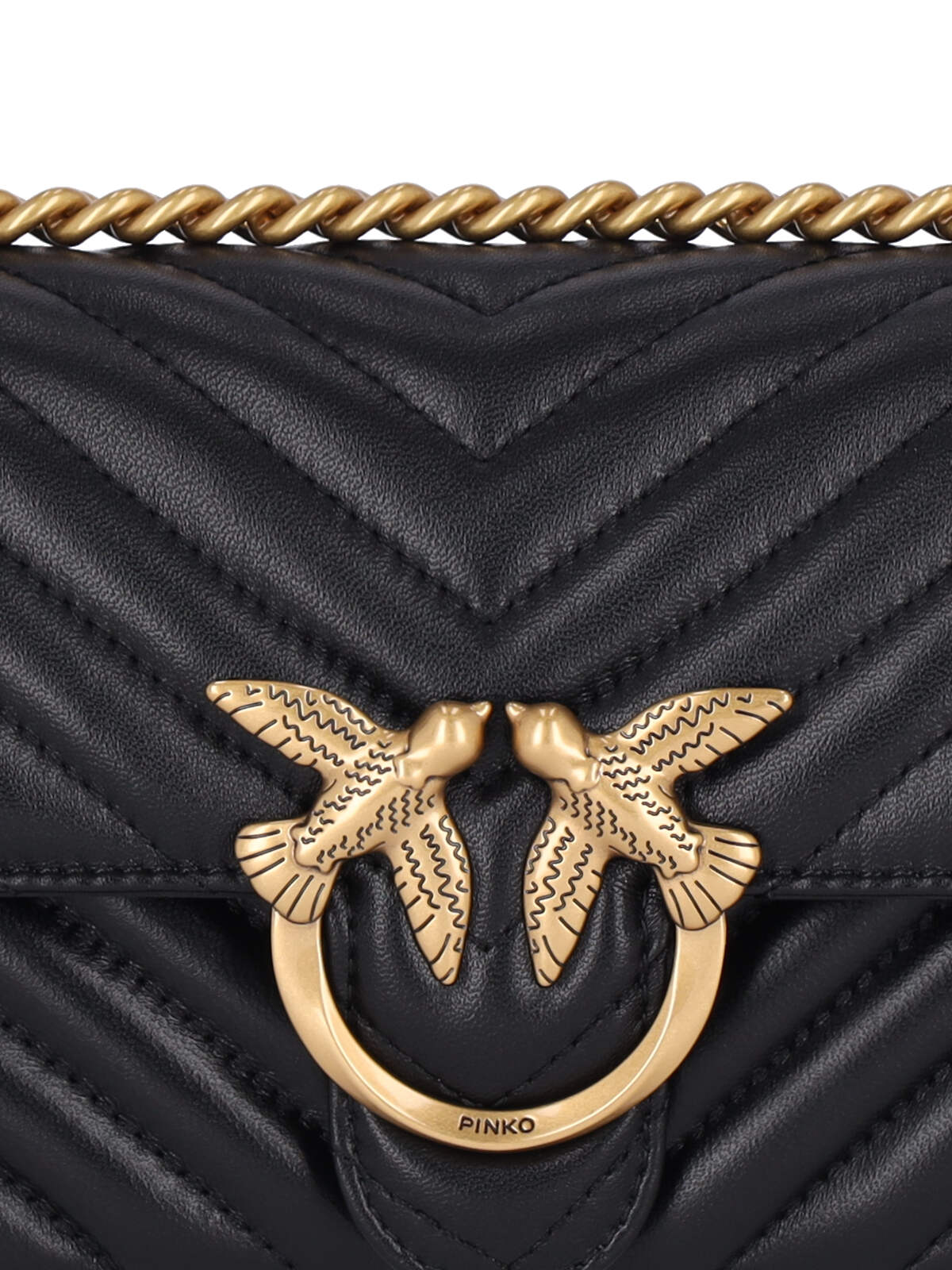 Pinko Bags Black Leather