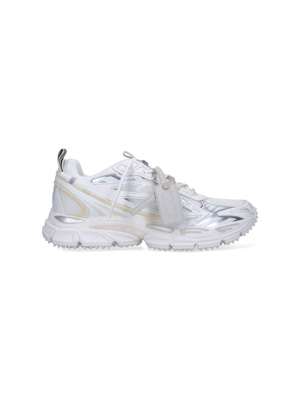Off-White Upper: 65% Polyurethane sneaker in white