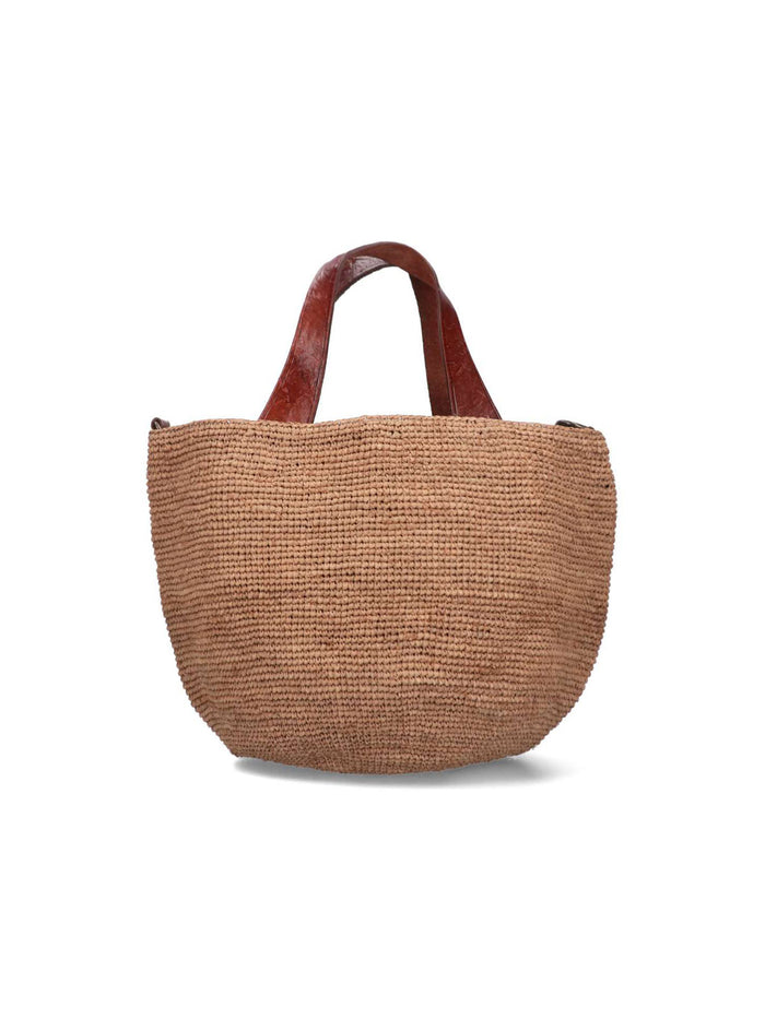 IBELIV Bags Beige Raphia