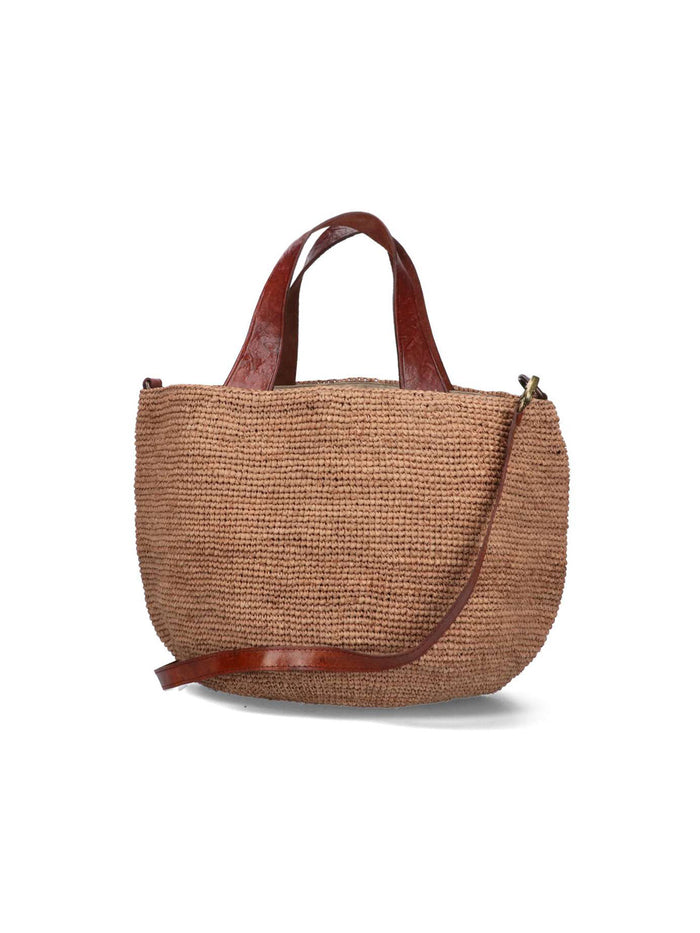 IBELIV Bags Beige Raphia