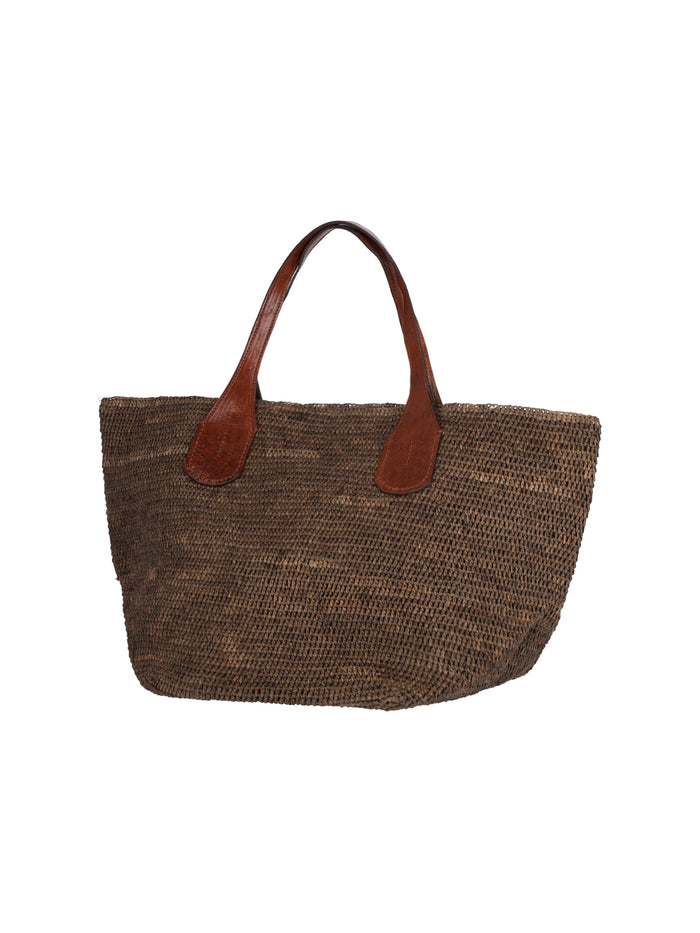 IBELIV Bags Brown Raphia