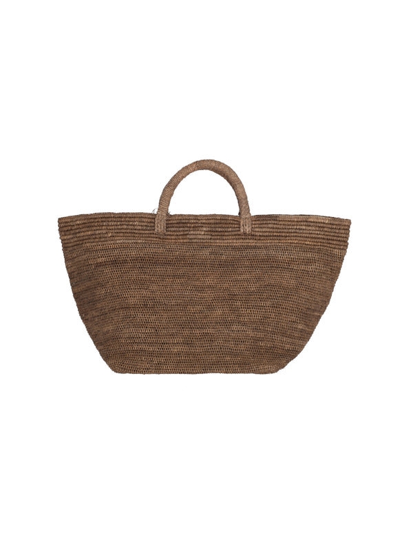 Ibeliv 100% Raphia tote bag in brown