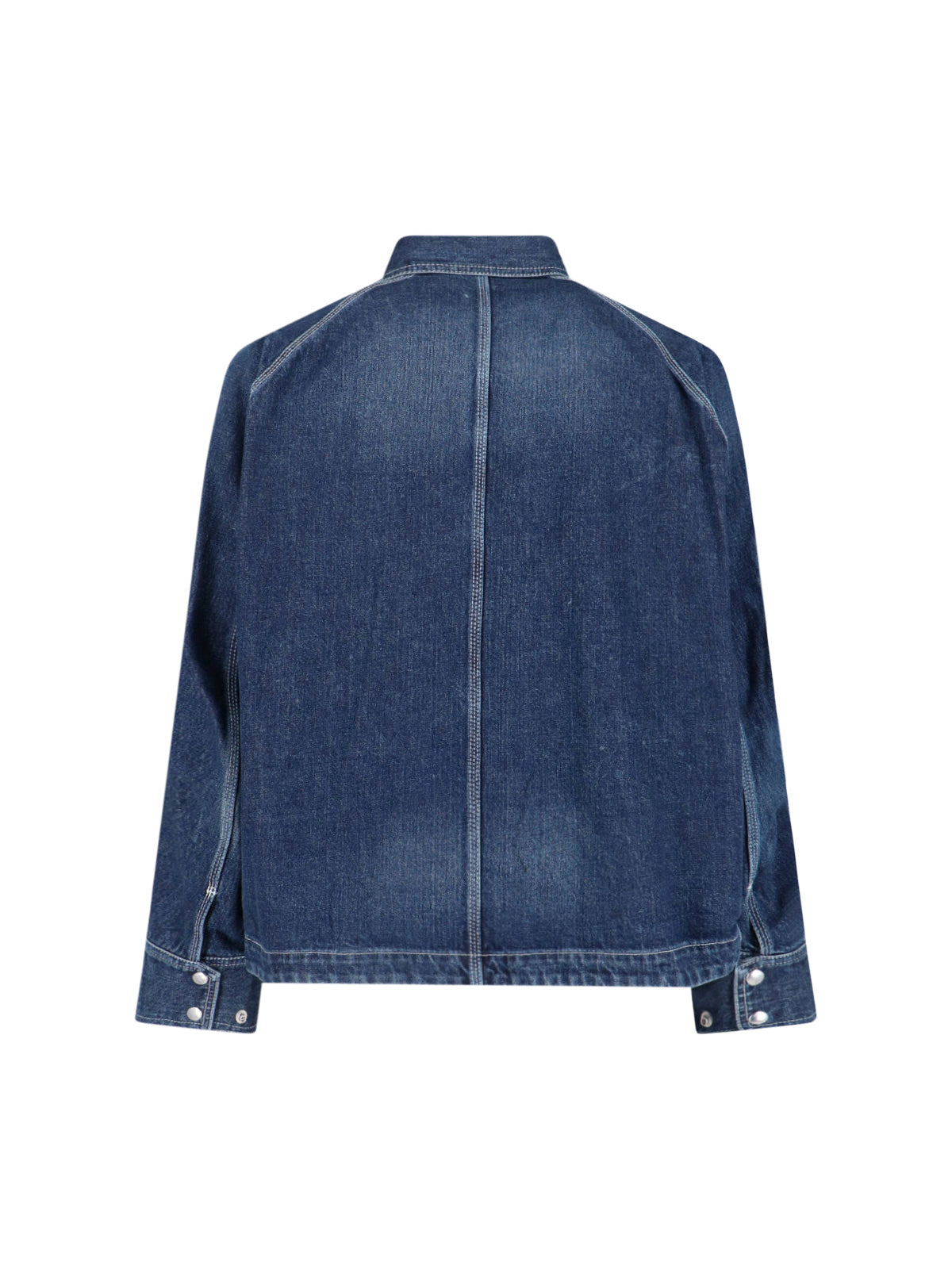 Sacai Jackets Blue Cotton