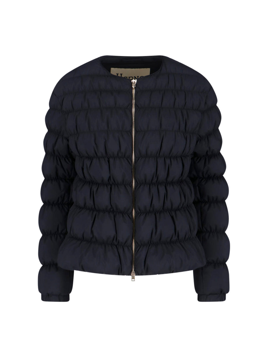 Herno 100% Polyamide down jacket in navy
