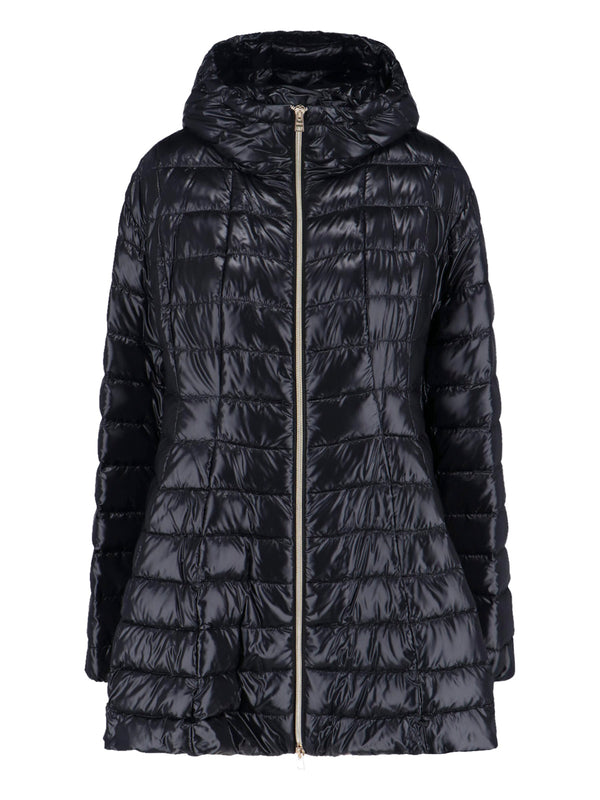 Herno 100% Polyamide down jacket in black