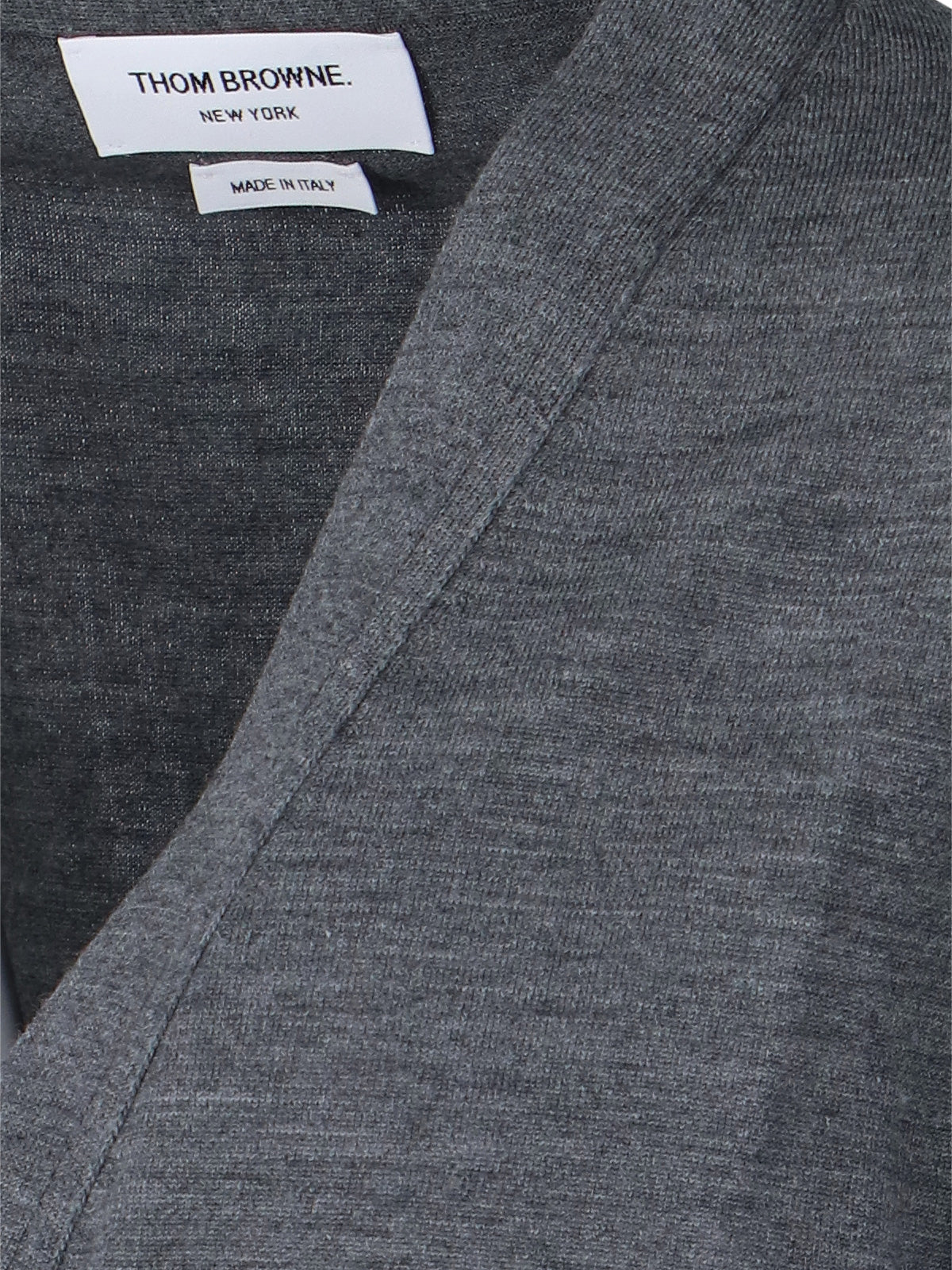 Thom Browne Sweaters Grey Virgin Wool