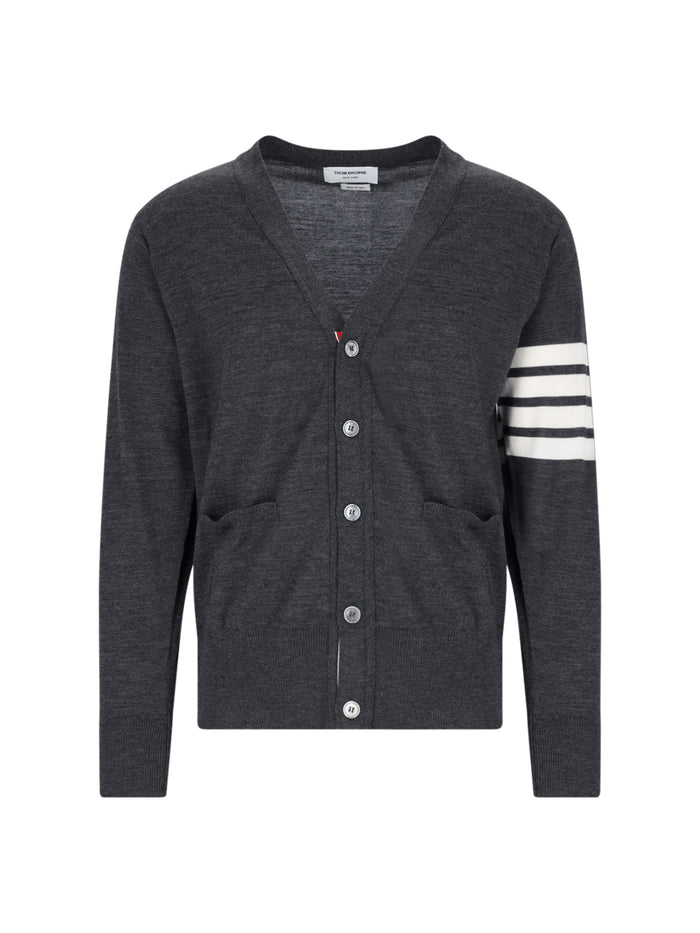 Thom Browne Sweaters Grey Virgin Wool