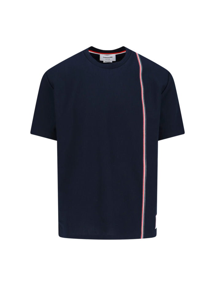 Thom Browne T-shirts and Polos Blue Cotton