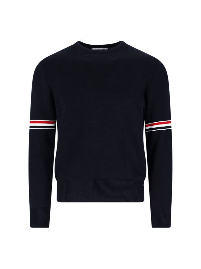 Thom Browne Sweaters Blue Cotton