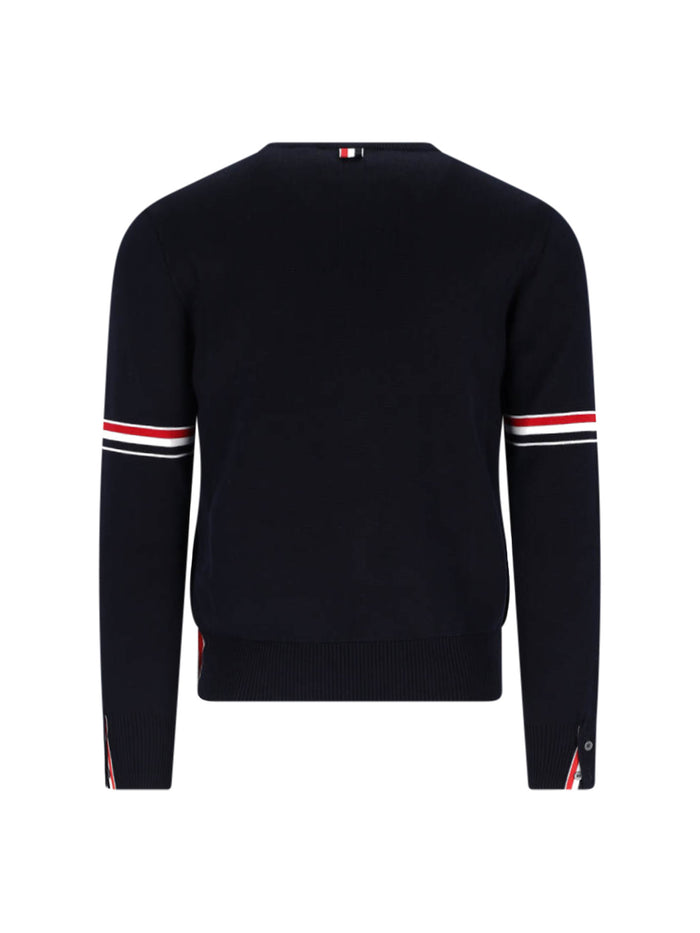 Thom Browne Sweaters Blue Cotton