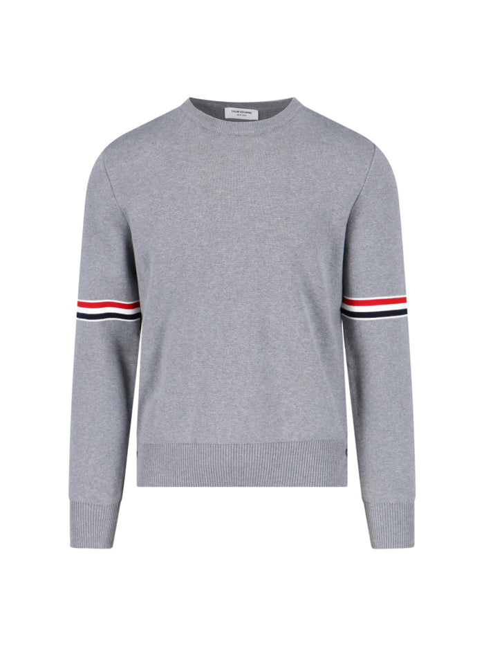 Thom Browne Sweaters Grey Cotton
