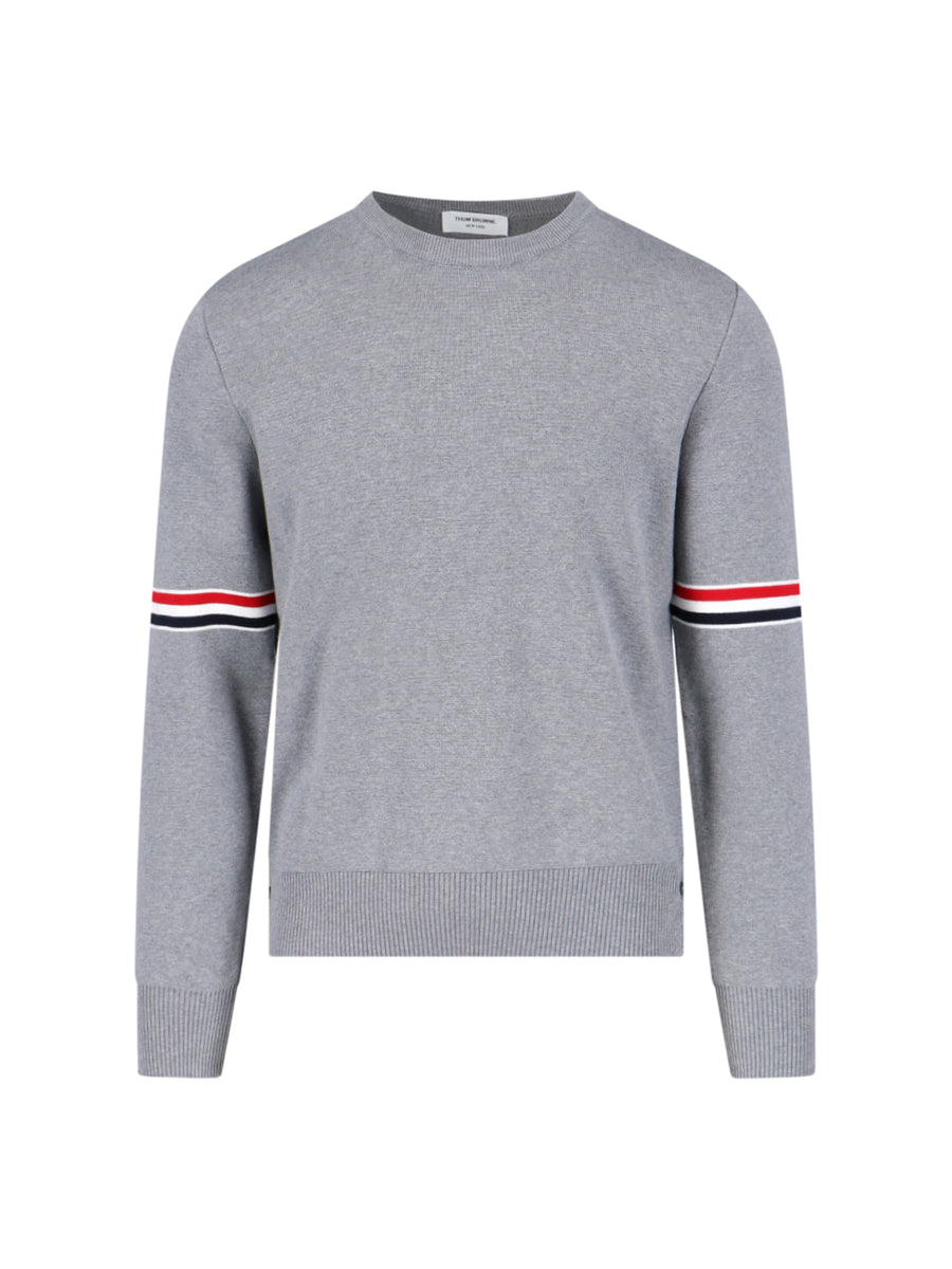 Thom Browne 100% Cotton sweater in gray