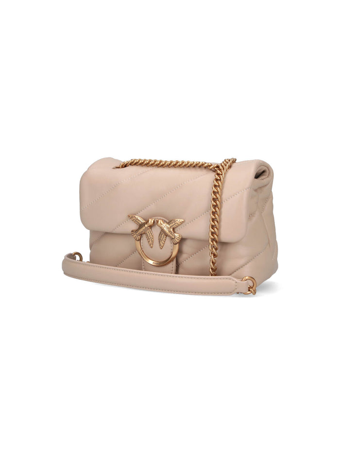 Pinko Bags Beige Leather