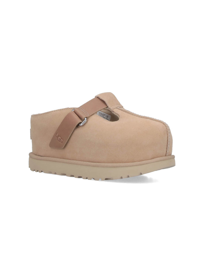 UGG Flat shoes Beige Upper: Leather