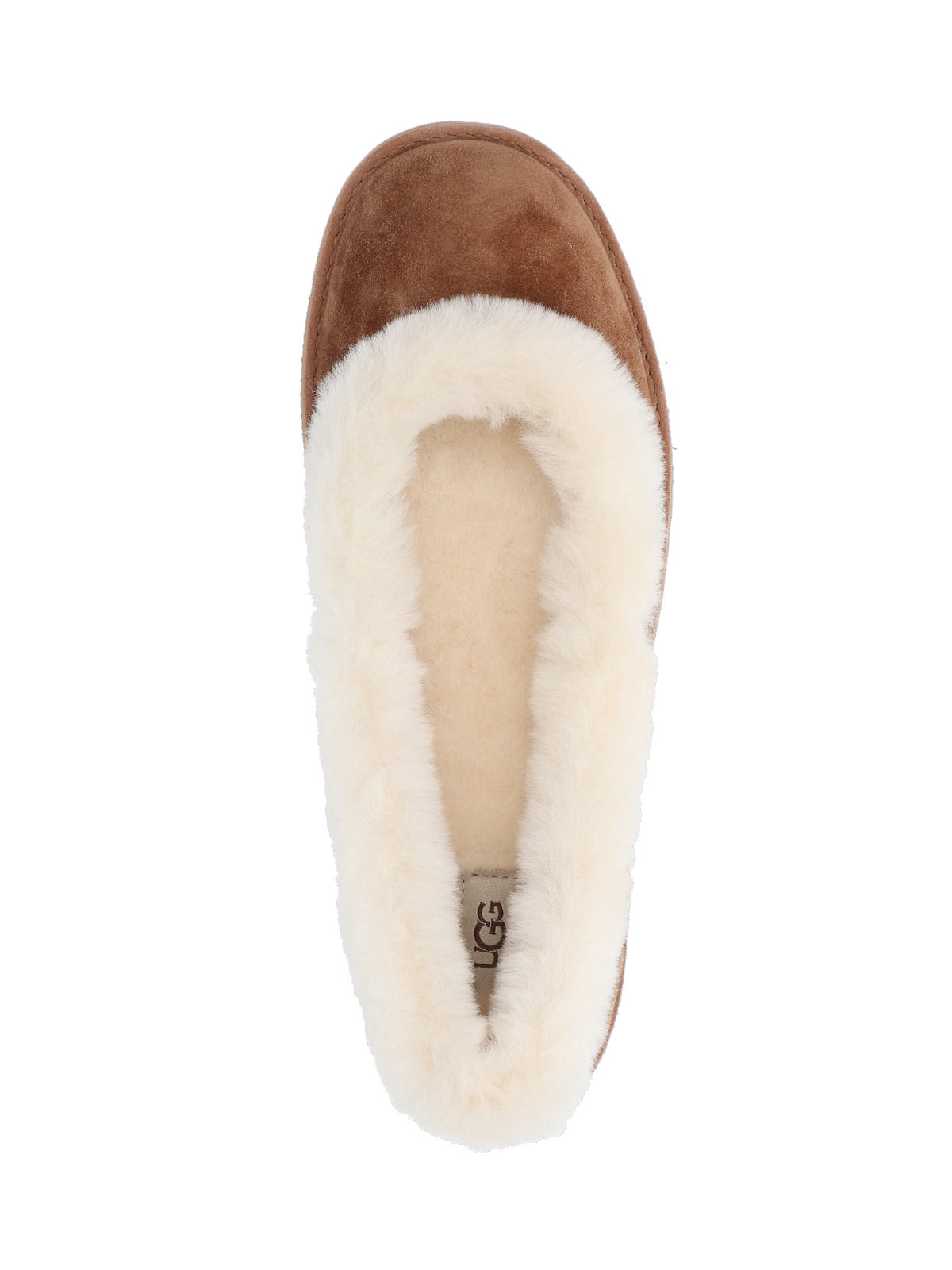 Ugg Flat Shoes Brown Upper: Leather