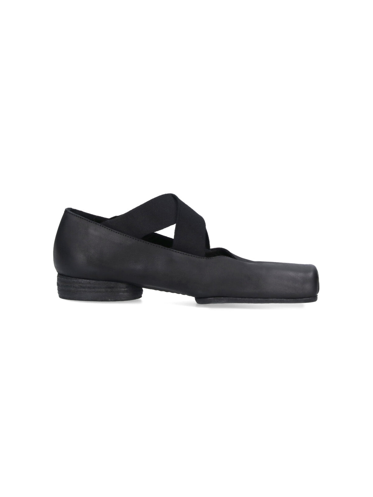 Uma Wang Flat shoes Black Calf Leather