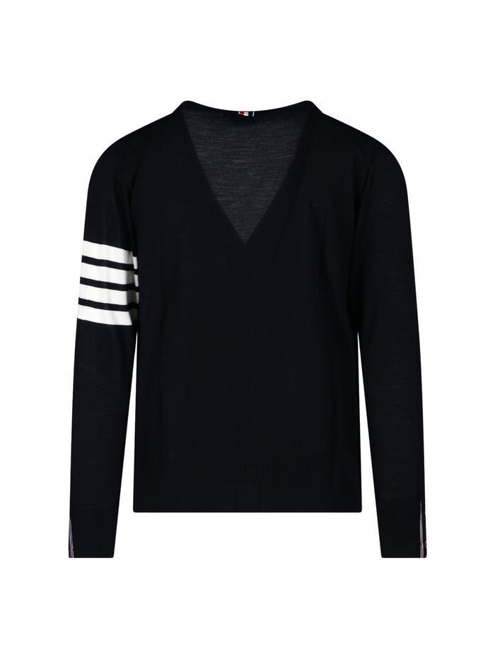 Thom Browne Sweaters Black Virgin Wool