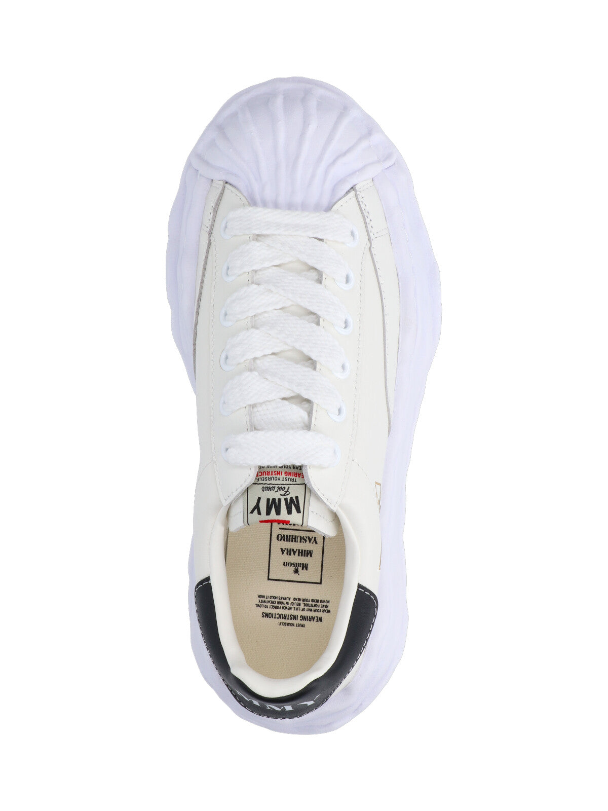 Maison Mihara Yasuhiro Sneakers White Upper: Cow Leather
