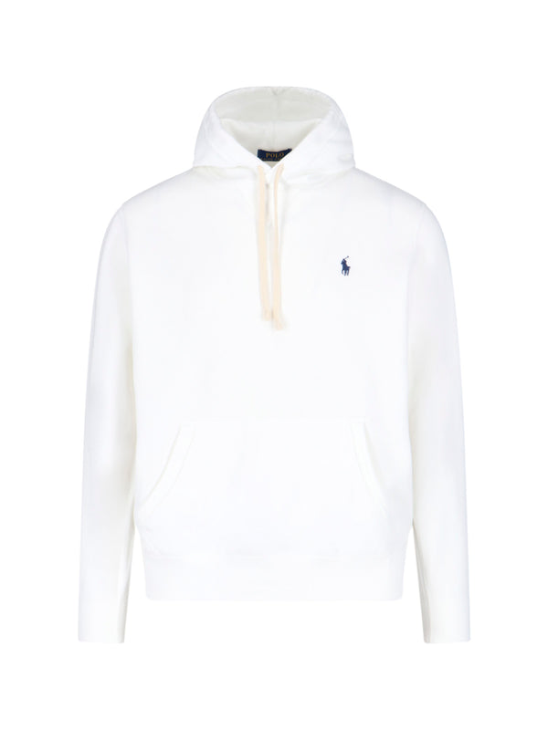 Polo Ralph Lauren 60% Cotton hoodie in white