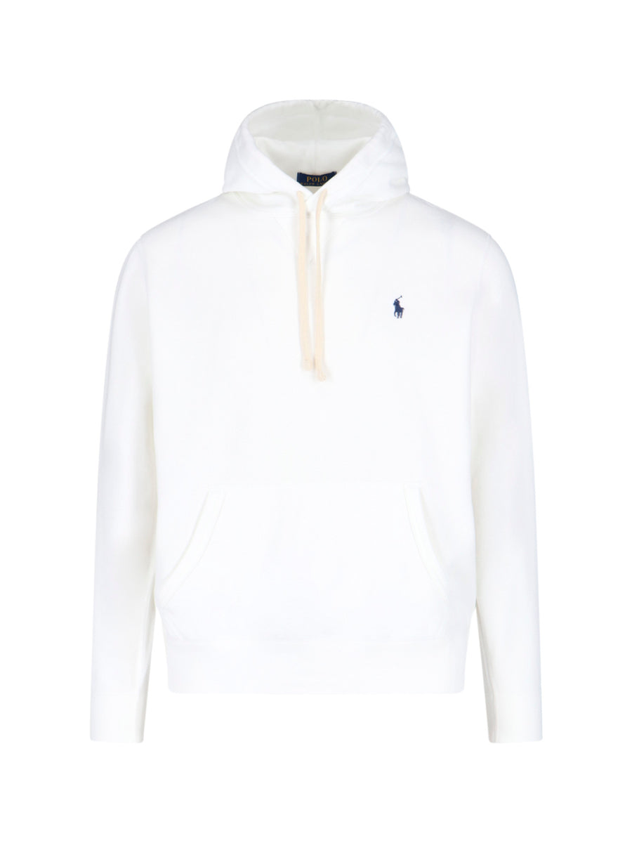 Polo Ralph Lauren 60% Cotton hoodie in white