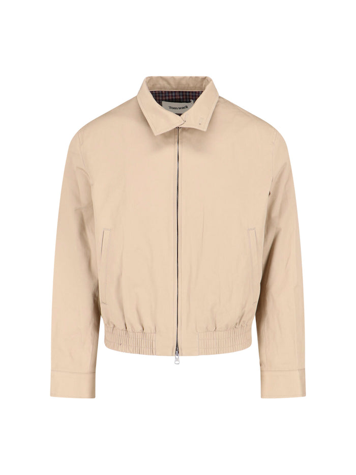 TONYWACK Jackets Beige Cotton