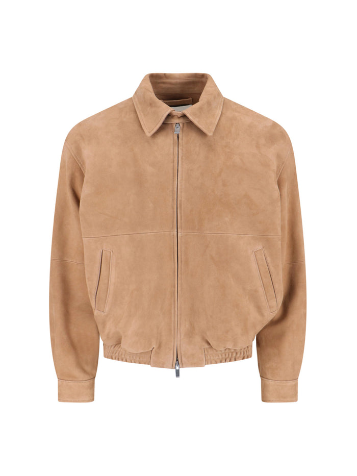 TONYWACK Jackets Beige Goat Leather
