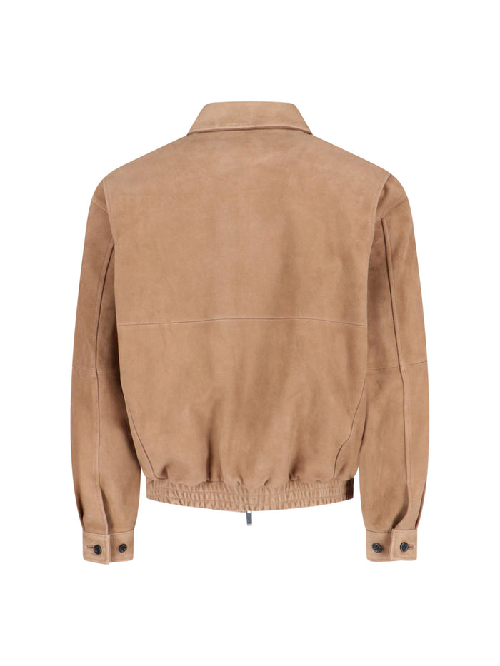 TONYWACK Jackets Beige Goat Leather