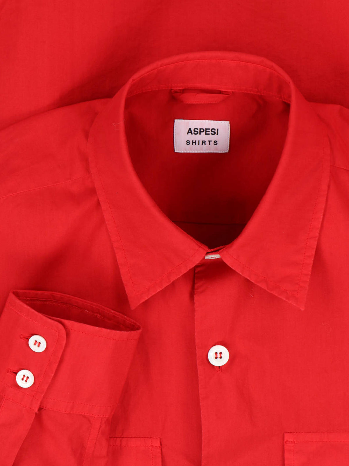 Aspesi Shirts Red Cotton