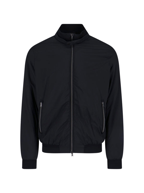 Herno 100% Polyamide jacket in black