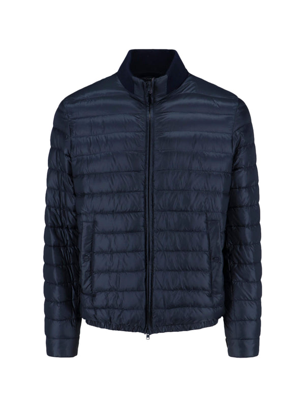 Herno 100% Polyamide down jacket in navy