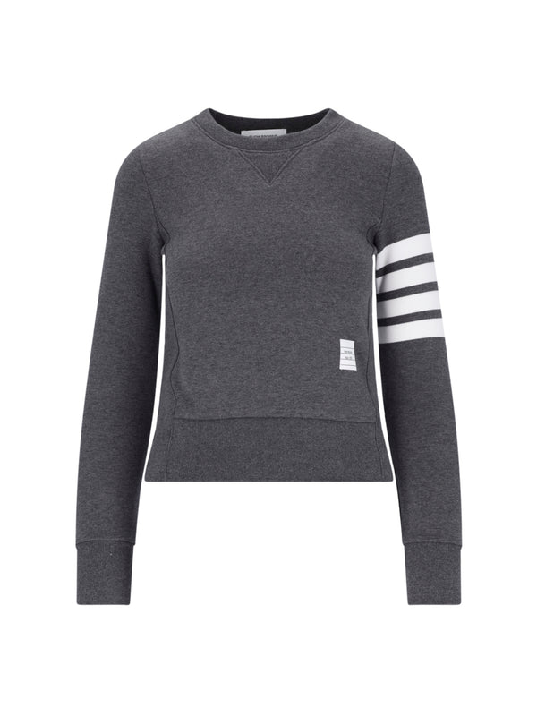 Thom Browne 100% Cotton sweater in gray