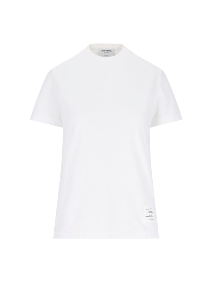 Thom Browne T-shirts and Polos White Cotton