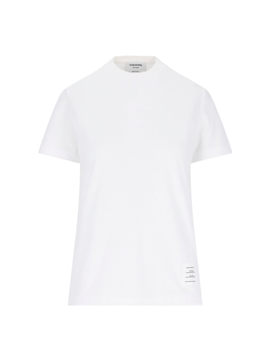 Thom Browne 100% Cotton t-shirt in white