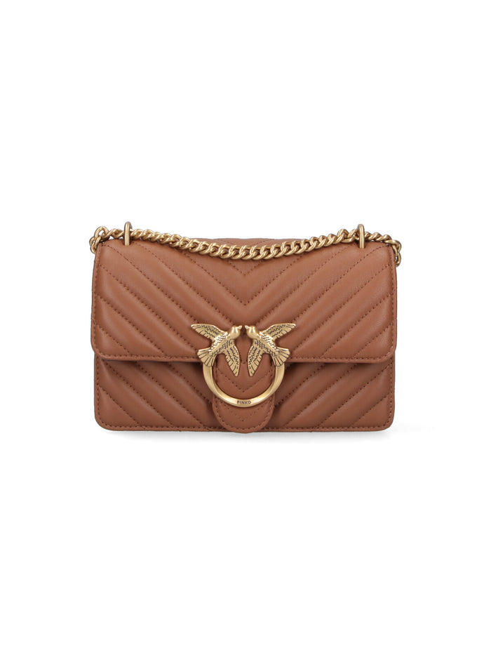 Pinko Bags Brown Leather