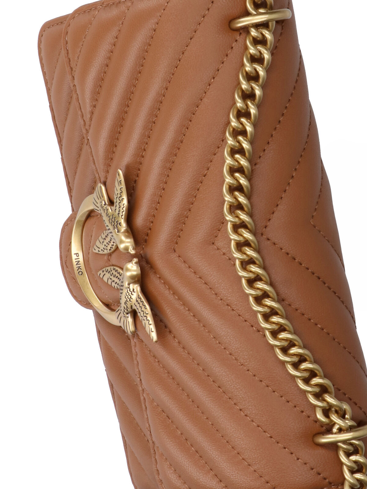 Pinko Bags Brown Leather