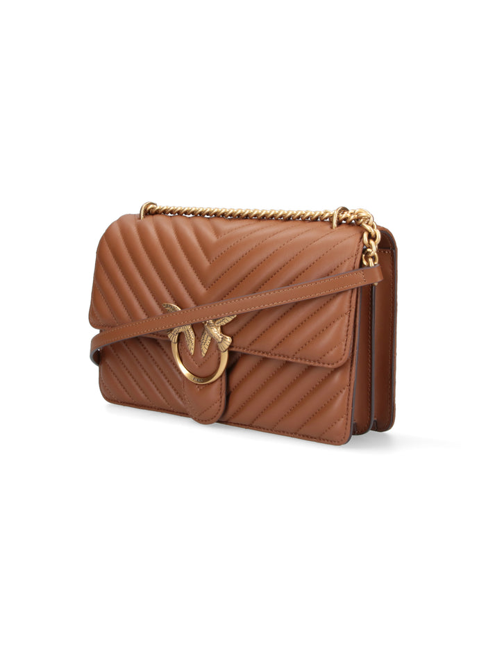 Pinko Bags Brown Leather