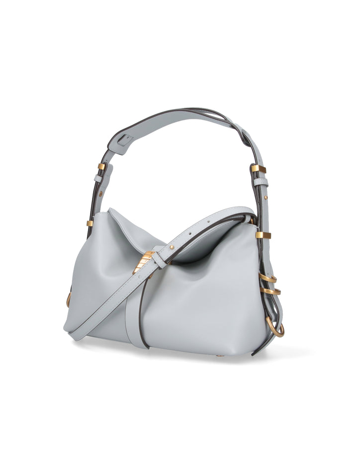 Pinko Bags Grey Leather