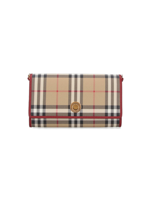 Burberry 55% Polyurethane wallet in beige