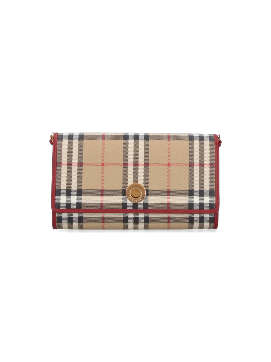 Burberry 55% Polyurethane wallet in beige