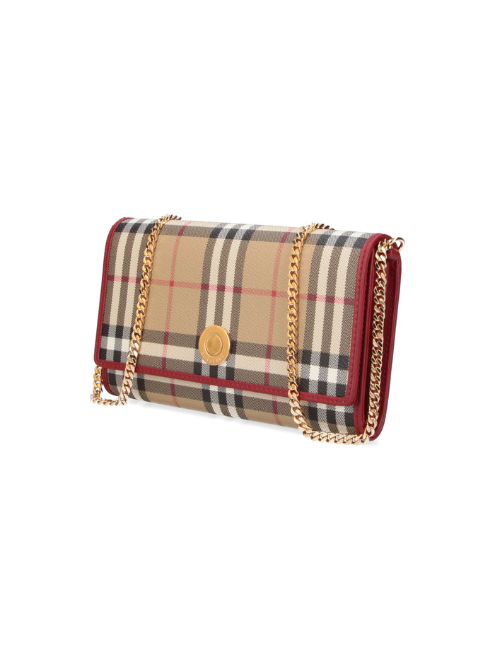 Burberry Wallets Beige Polyurethane
