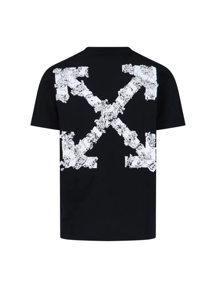 Off-White T-shirts and Polos Black Cotton